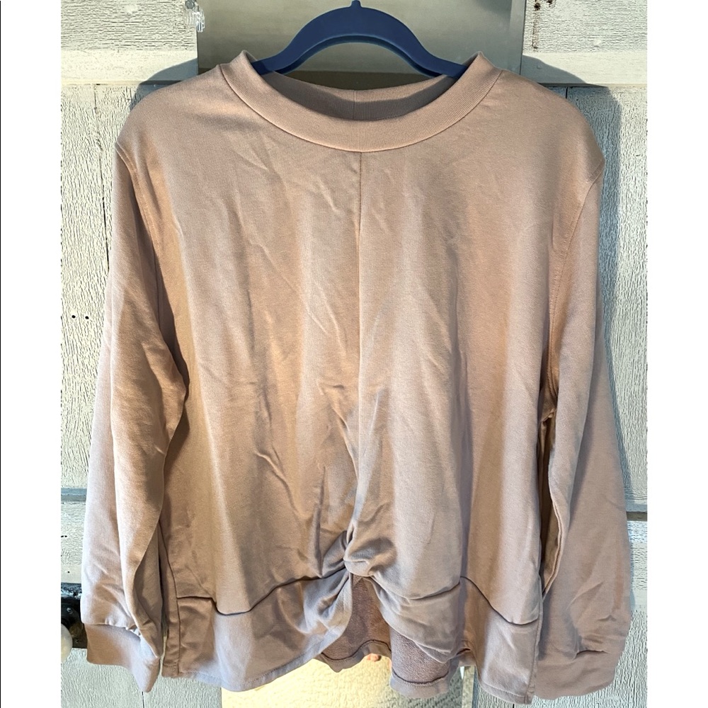 H&M knotted cropped sweatshirt Sz XL